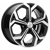 16   Khomen   KHW1606 ZV Corolla  6.5*16 5*114.3 ET45 D60.1  BLACK-FP