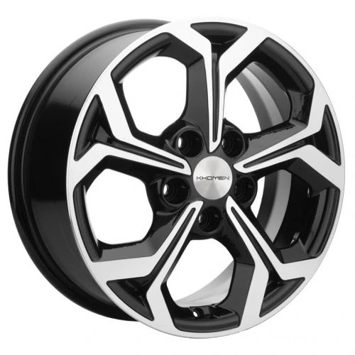 16   Khomen   KHW1606 ZV Corolla  6.5*16 5*114.3 ET45 D60.1  BLACK-FP