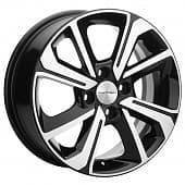 15   Khomen   KHW1501 Rio II  6.0*15 4*100 ET46 D54.1  BLACK-FP