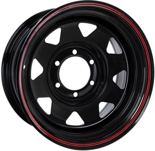 15    Grizzly     SW01  7.0*15 5*139.7 ET-5 D108.5  Shinning Black With 2 Red Line