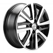 16   Khomen   KHW1609 Vesta/Largus  6.0*16 4*100 ET50 D60.1  BLACK-FP