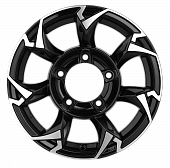 15   Khomen   KHW1505 ZV Suzuki Jimny  5.5*15 5*139.7 ET5 D108.1  BLACK-FP