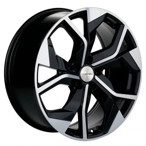 20   KHOMEN  2006  Q8  8.5*20 5*112 ET20 D66.5  BLACK-FP